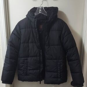Swiss Tech Boys Black Puffer Jacket Size XXL 18